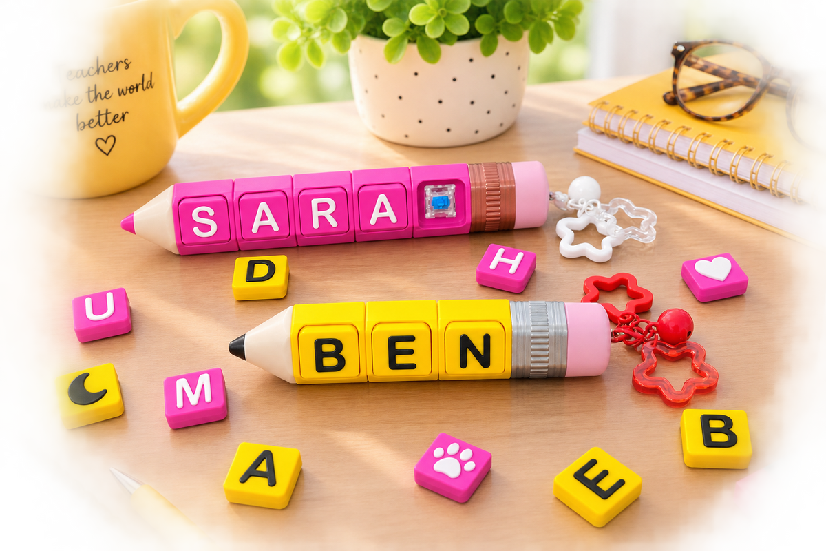 Customised Pencil Fidget Clicker